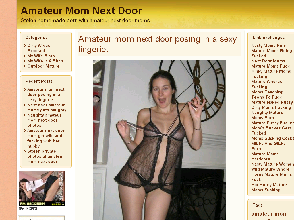 Mature amateur wife next door amateurs sex photo